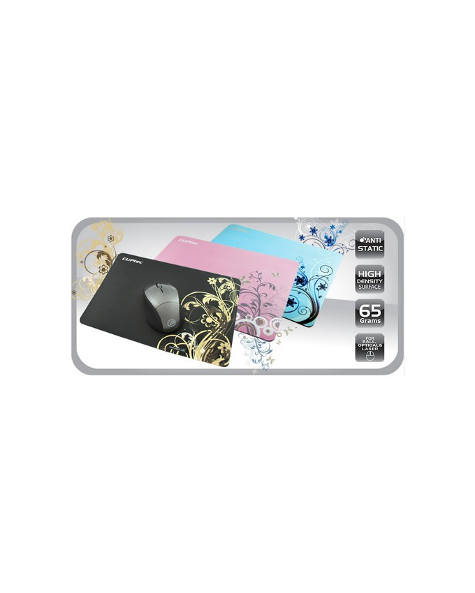 Anti Static Mouse Pad Speed Pad Cliptec Black - Image 2