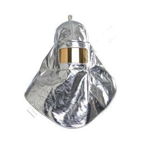 Aluminized Hood, With Head Protection, And Protection Against Radiant Heat And High Ambient Temp