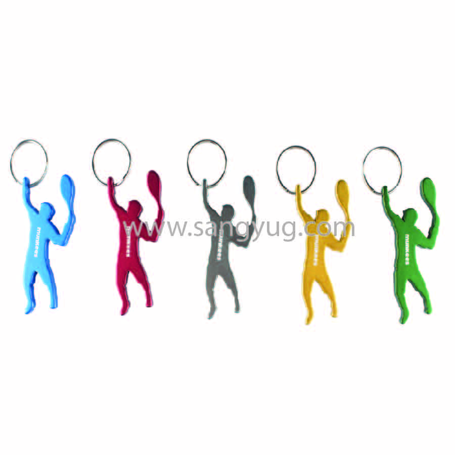 Aluminum Bottle Opener - Tennis Player, Munkees