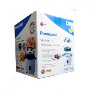 1.8L Rice Cooker, 600W Rice Cooker 1.8 Ltr, Non Stick Pan, Steamer (3 Pin) Panasonic