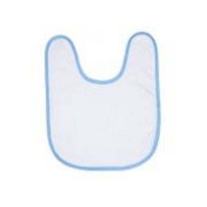 Baby Bib (Blue) Sublimation – Personalize Every Mealtime