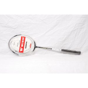 Badminton Racket One Piece Fusiontec W/Full Cover Graphite Wish