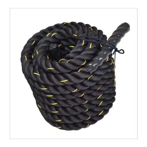 SPL615 Battle Ropes 3-Strand, 12M*50Mm F50Mm* 12M 100% Polyester Black