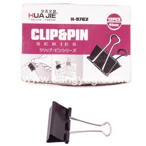 Binder Clips - 41Mm, Price Per 1 Dozen Pcs HUAJIE