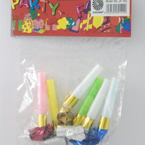 Blowouts Shiny 6.5Cm - 6Pcs/Pkt, 1306