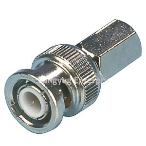 BNC 6mm Crimp Plug for RG59 / RG11 – Secure CCTV Coaxial Cable Connector