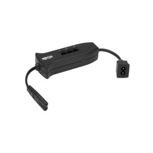 2 Prong In Line Laptop Surge Supressor Tripp-Lite Travellerc8 Black Hd Plastic