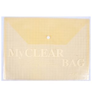 Button Type File Bag With Button For Closing - My Clear Bag HUAJIE