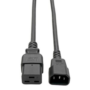 C19 to C14 Power Cord – Heavy Duty, 15A, 100–250V, 14 AWG, 4 Ft., Black Tripp-Lite | Shop Online Kenya
