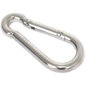 Carabiner inchDinch Shape With Rubber 6inch Happy Outdoor