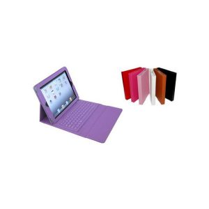 Case With Silicone Bluetooth3.0 Keyboard, Synthetic Leather, Black/White