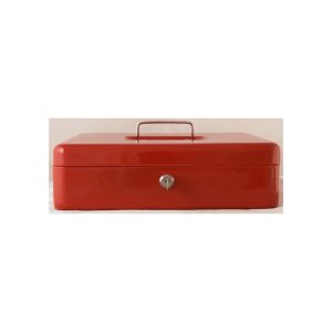 Cash Box Metal 14inch Red