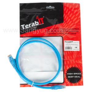 Cat 6 UTP Patch Cable, 1M Blue, Terabit