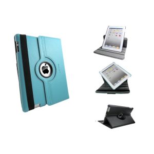 Ceo 360 Degree Rotation Folio Case For New Ipad (Blue) Ztoss Blue