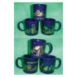 Ceramic Mug, Blue, With Souvenir Print On It Sunpower Mug