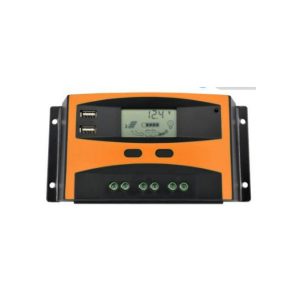 Charge Controller 10Amp With Digital Display & 2Xusb Output - 12/24V Orange