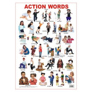 Chart, Action Words 48X73Cm Dreamland