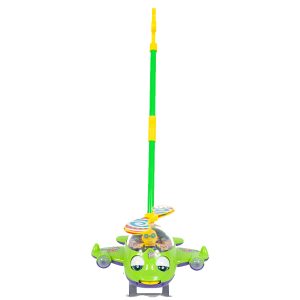 Children Aeroplane With Stick To Drive