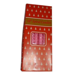 Christmas Candle 10inch 12Pcs/Pkt