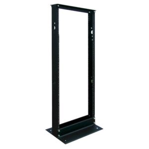2Post Open Frame (Comms) Rack 25U Tripp-Lite Sr2Post25 Black Powder Coated Metal