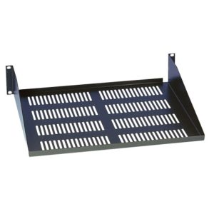 2U Cantilever Fixed Shelf Tripp-Lite Srshelf2P Black Powder Coated Metal