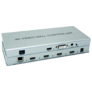 2X2 4K HDMI Video Wall Controller, With DVI/HDMI Input & HDMI Output, With Remote
