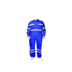 Cold Room Coverall With Reflective Strip Large Blue