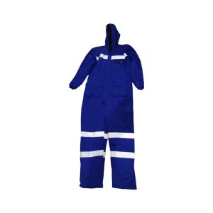 Cold Room Coverall With Reflective Strip Medium Blue