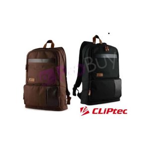Cosmo 17inch Notebook Backpack Cliptec Brown