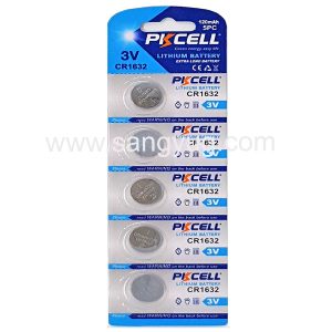 CR1632 3.0V Lithium Battery, PKCELL, Pack Of 5 — Reliable Power You Can Count On