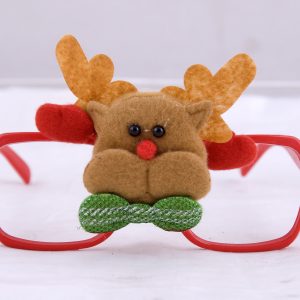 Decorated Open Christmas Goggles With Father Christmas On Top