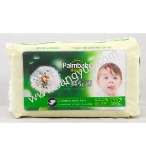 Diapers, Colored Bag, Large Size, Baby Weight 9-14 Kgs, (10Pcs/Pack) Palmbaby