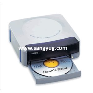 Disc Title Printer-Blk Ribbon-9Mm/Sec,Clr Ribbon-5.1Mm/Sec.Printing W.16Mm,L.74Mm Casio Cw-50