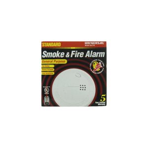 9V Bty Operated Ionisation Detector, W/Silencer, Limited 5 Year Warranty