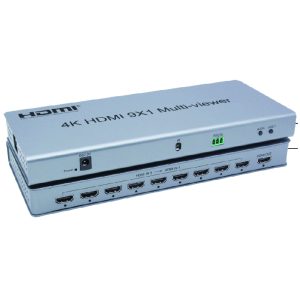 9X1 4K HDMI Mutiviewer, 9 HDMI Input, 1 HDMI Output, IR Control