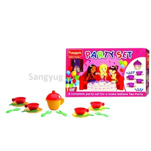 A Complete Party Set For A Make Believe Tea Party, Toy, Age 3 Years Plus. Funskool