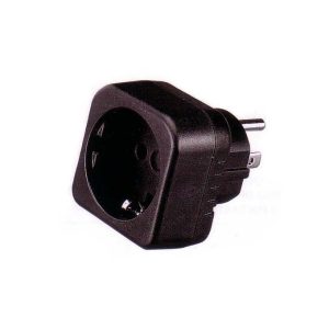 Minwa US 3-Pin to VDE Earth Adapter Plug – Safe Travel Power Connector