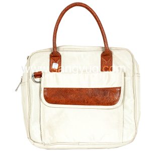 12inch Laptop Bag, Padded, Nylon Material, 36*25*8Cm White
