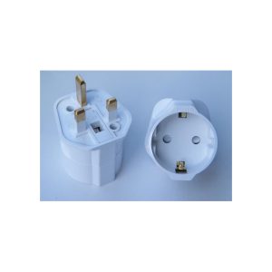 Adaptor UK Plug to 2-Pin Industrial Socket, Fused – Safe Power Converter for Heavy-Duty Use