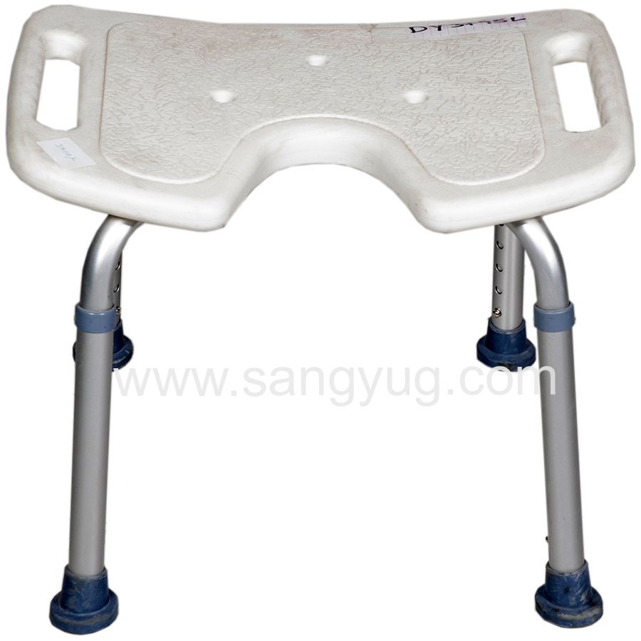 Aluminium Shower Chair, Height Adjustable