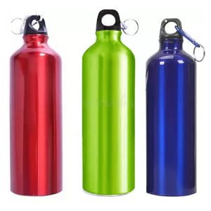 Aluminium Water Bottle 750ml. red/blue/green