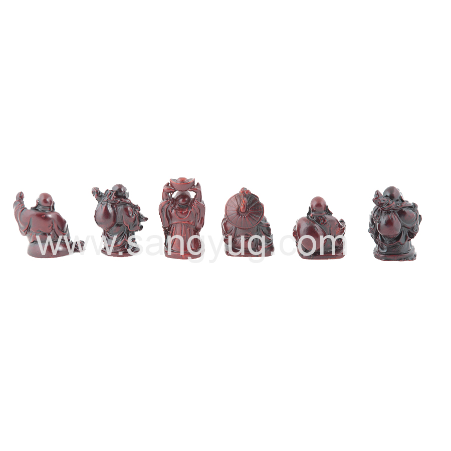 Mini Buddha Set Of 6 In Windown Box - Image 2