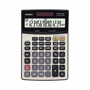 DJ-240D Plus Desk Top Calculator 14 Digits Casio 2 Way