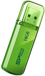 Flash Disk 16Gb Silicon Power Green