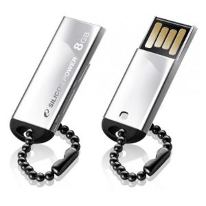 Flash Disk Touch 830 Waterproof 8Gb Silicon Power Silver