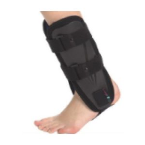 Foam Ankle Stirrup Brace Black