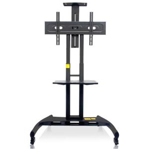 Free Standing Bracket With Castor With Dvd Stand On It