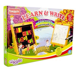Giggles Learn & Write, 2 In 1 Board For Learning With Fun, Age 3 Y Plus, Funskool