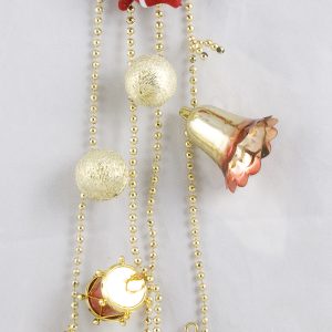 Hanging Decoration Bell, Santa, Drum On Chain