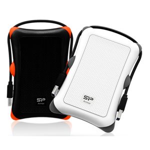 Hard Disk, Usb 3.0 Shockproof Armor A30 1Tb Silicon Power Black/Orange